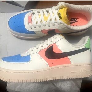 Nike Air Force 1 '07 Sail Tennis Shoes Women's Sz 9.5 DJ5933-100 Athletic